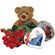 My surprise to you!. A teddy-bear + red roses + a box of chocolates + a box of the finest cookies. Who would object against such a surprise?. Nizhny Novgorod